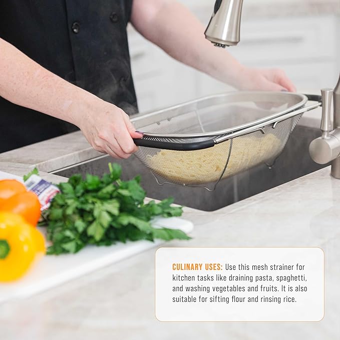 U.S. Kitchen Supply Stainless Steel Colander Strainer
