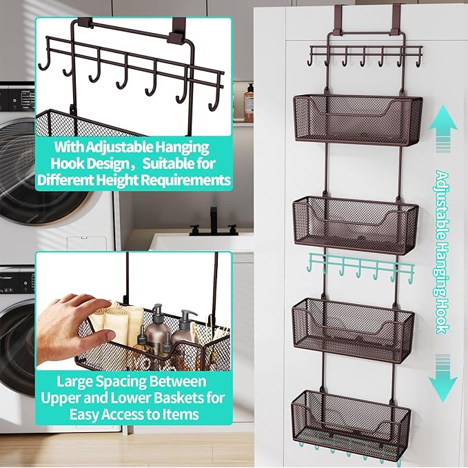 HapiRm Over The Door Organizer