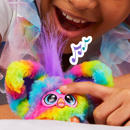 Furby Furblets - Series 1 Collectible - Ray-Vee Mini Electronic Plush Toy with Sounds for Kids, Interactive Talking Collectible, Soft to the Touch