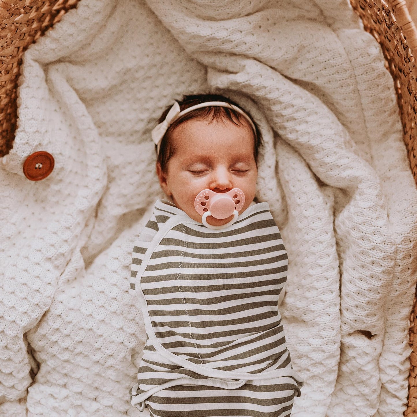 GLLQUEN BABY Baby Swaddle Wraps for 0-3 Months Newborn,Oeko-tex100,100% Breathable Organic Cotton Fabric Swadding Blankets,3 Pack(New Grey)