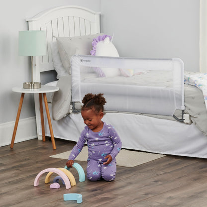 Regalo Swing Down Bed Rail Guard, with Reinforced Anchor Safety System