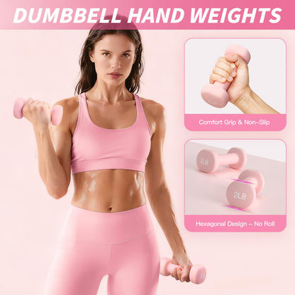 NANATI Pilates Kit 17PCS,Pilates Essential Kit for Women, Pilates Equipment with 14.5" Pilates Ring and Ball,8 Resistance Bands,Dumbbells & Grip Socks Accessories, Home Pilates Workout Kit for Starter