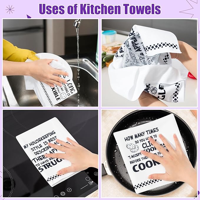 R HORSE Funny Saying Kitchen Dish Towels