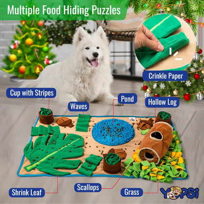 Snuffle Mat for Dogs Large Breed 39.4''x23.6''- Interactive Dog Toys for Boredom - Sniff mat - Mental Stimulation - Enrichment Toys