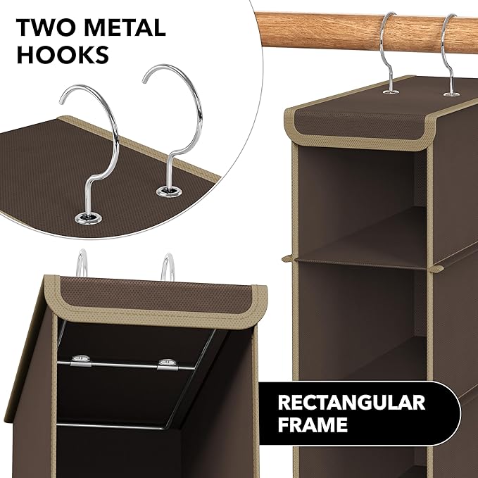 Simple Houseware 10 Shelves Hanging Shoes Organizer Holder