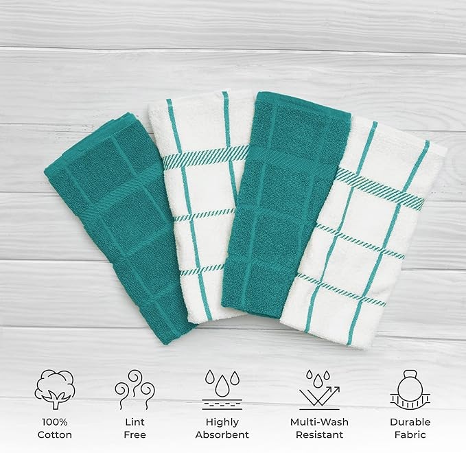 100% Cotton Terry Dish Cloth & Dish Towel