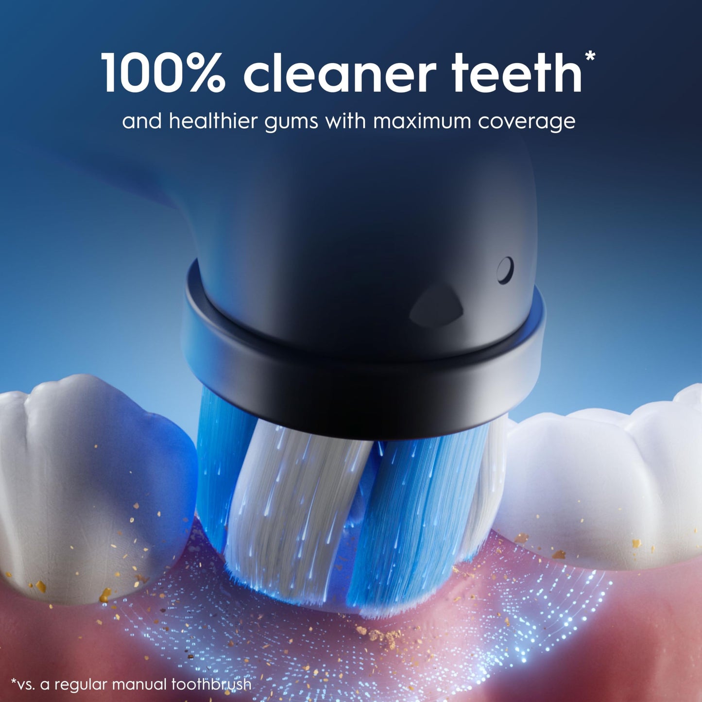 Oral-B iO6 2x Electric Toothbrushes For Adults, 2 Handles, 2 Toothbrush Heads, 5 Modes with Teeth Whitening, UK 2 Pin Plug, Black Lava & Pink Sand