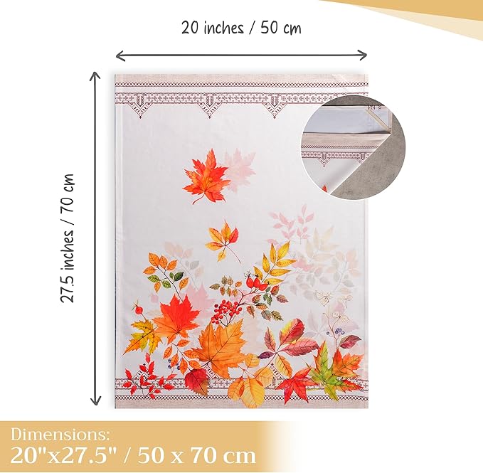 Maison d' Hermine Kitchen Towels Set of 3 100% Cotton 20" x 27.5" Reusable
