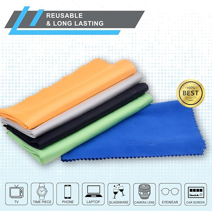 Eco-Fused Microfiber Cleaning Cloth
