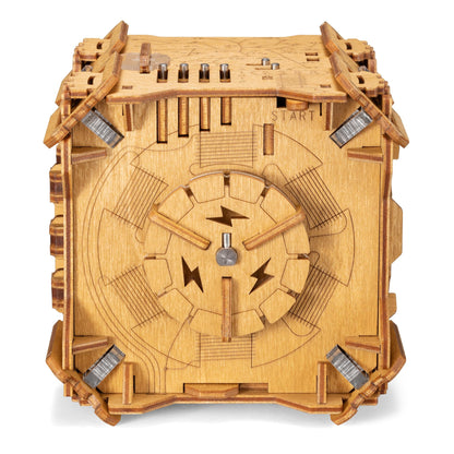 Puzzle Potato Tesla Box - Electronic Puzzle Box - Escape Room Game in a Box - Brain Teaser - 3D Wooden Puzzle for Adults - Money Puzzle Box for Cash Gift - Birthday GiftBox MoneyBox