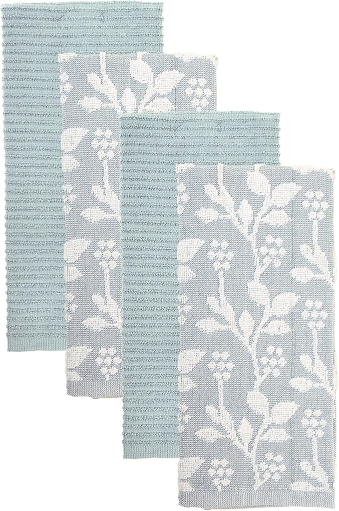 MosJos Kitchen Towels, Cotton Hand Towels, 18 x 28 Kitchen Linens