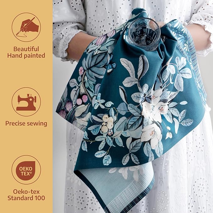 Maison d' Hermine Kitchen Towel 100% Combed Cotton Premium Easter Dishtowel