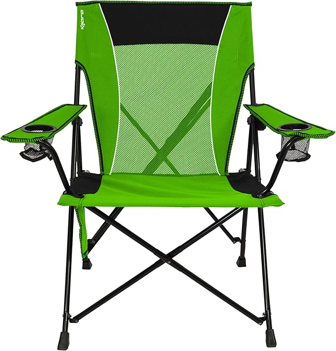 Kijaro Dual Lock Portable Camping Chairs - Enjoy the Outdoors with a Versatile Folding Chair, Sports Chair, Outdoor Chair & Lawn Chair - Dual Lock Feature Locks Position – Ireland Green