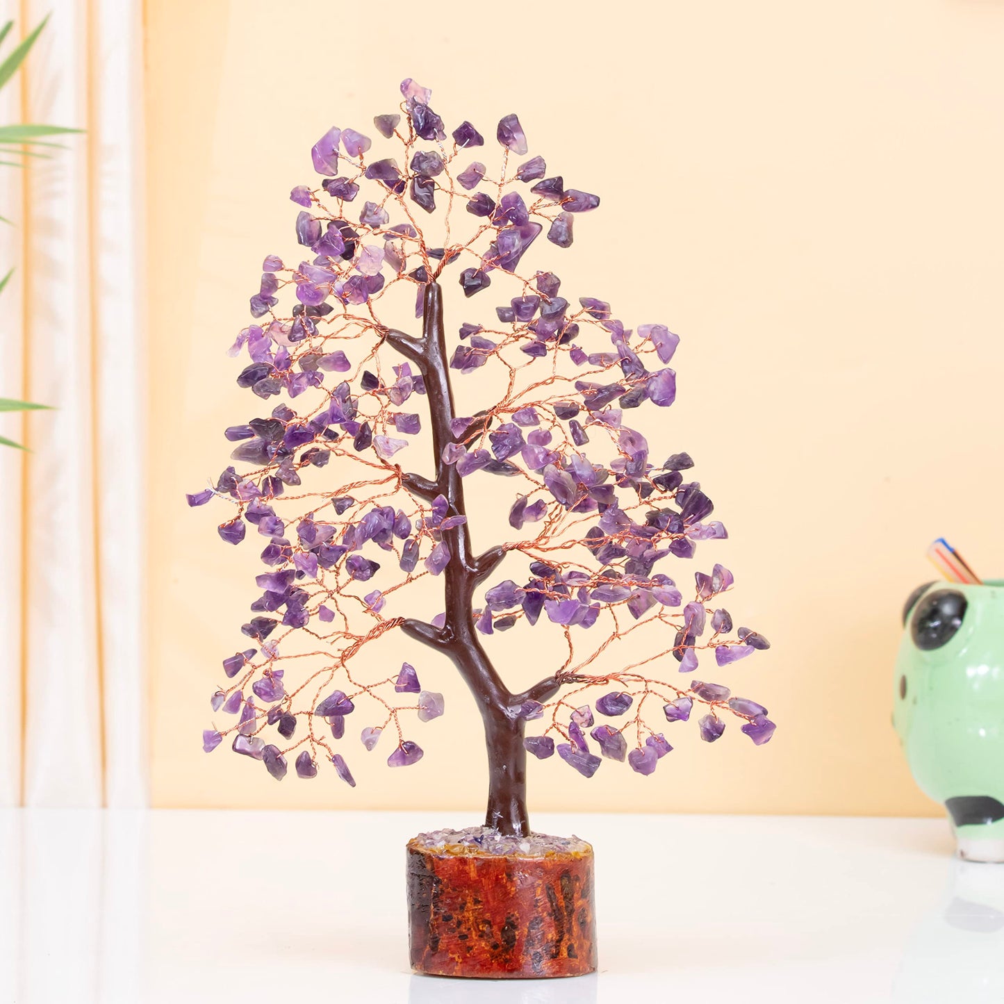 Crocon® Amethyst Crystals Tree, Birthday Gifts for Women & Men, Purple House Decor for Shelf Healing Crystals, Spiritual Gift Purple Decor, House Warming Gifts New Home, Birthday Gift for Mom Sister