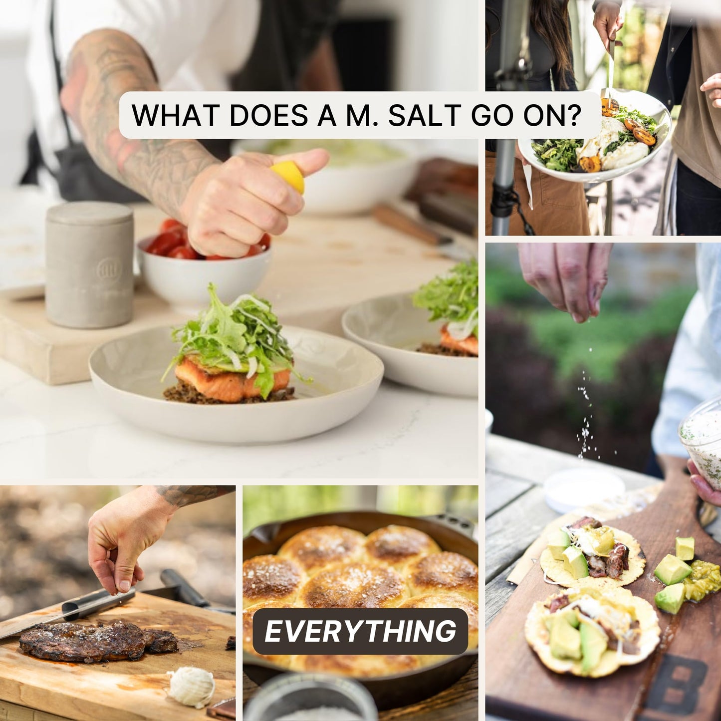 AM SIGNATURE SALT | Universal Cooking Signature Salt | All-Natural Seasoned Salt Blend of Gourmet Flake Kosher Salt, Herbs, Spices | Created by Chef Marco and Aubrey Niccoli (10.5 Ounce)