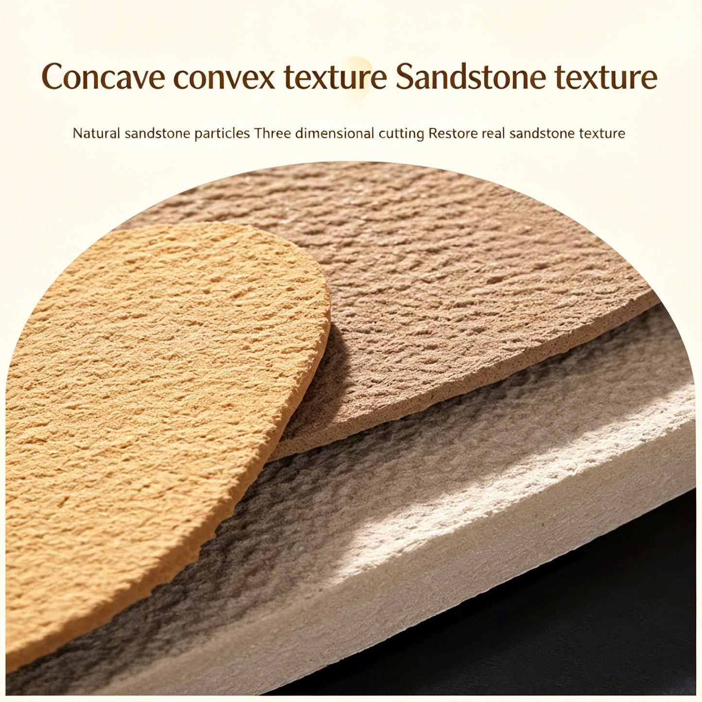 SLWGYLD Simple Sandstone Wall Art,3D Art Wall Decor,Modern Lighting Wall Sculptures,Boho Neutral Wall Hanging Sculpture,Led Textured Walls Decors,For Living Room/Corridor/Bedroom/Office/Home Entrance
