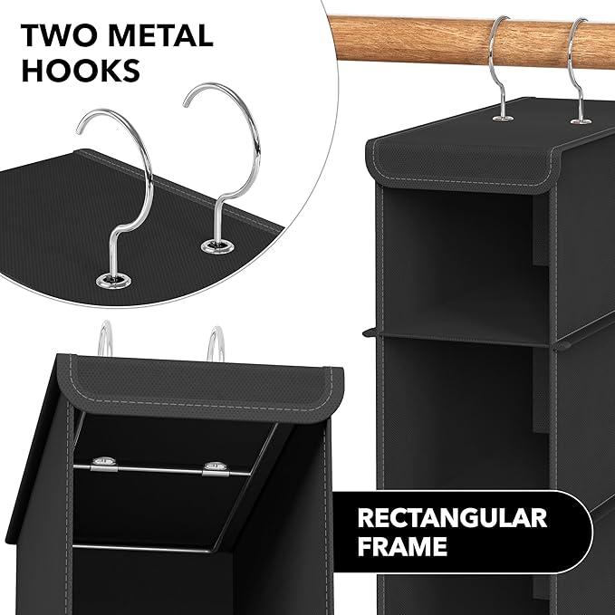 Simple Houseware 10 Shelves Closet Hanging Shoe Organizer