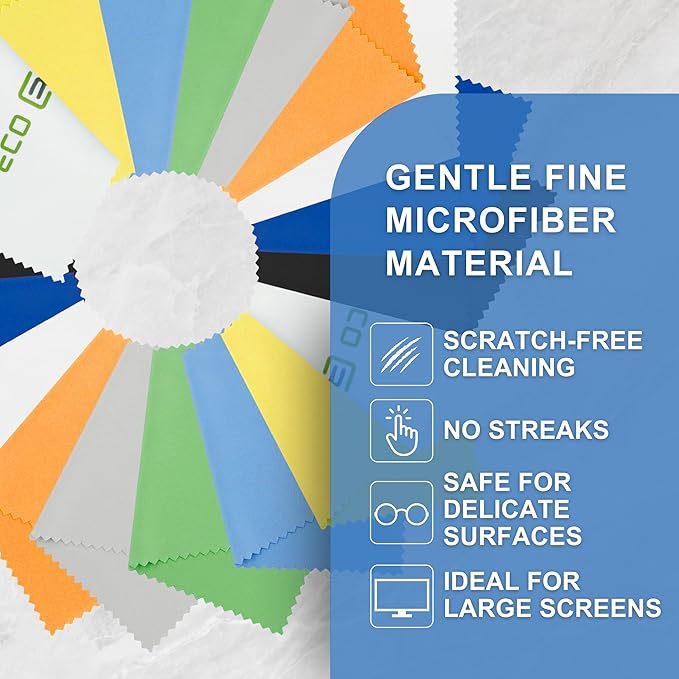 Eco-Fused Microfiber Cleaning Cloth