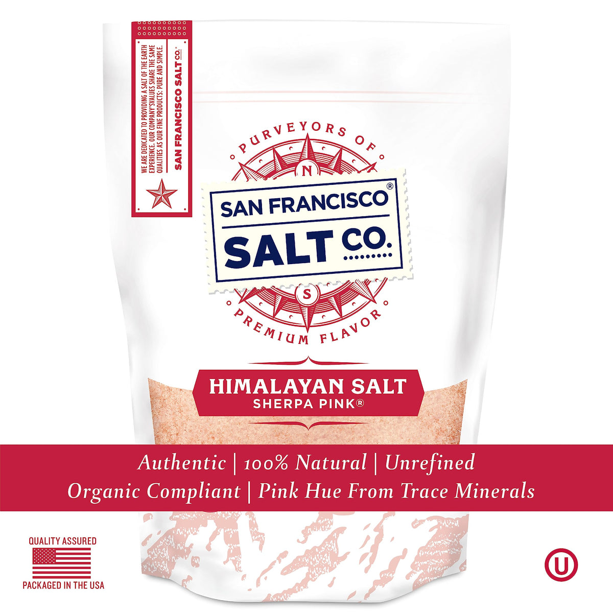 Sherpa Pink Himalayan Salt – Fine Grain, 5 lbs. | All-Natural, Gluten-Free, No Additives | Perfect for Everyday Cooking & Recipes