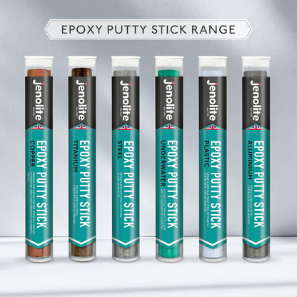 JENOLITE Epoxy Putty Repair Stick | UNDERWATER | 112g (7 Inches) | Apply Underwater | Ideal For Hot Tubs, Spas, Swimming Pools, Boats & More | Excellent as Plumbers Putty & Pipe Repair Epoxy Filler