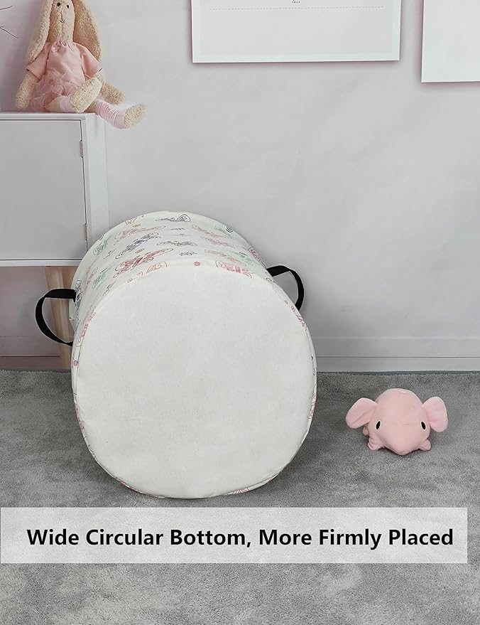 QUEENLALA Large Storage Basket, Laundry Hamper/Bathroom/Home Decor/Collapsible