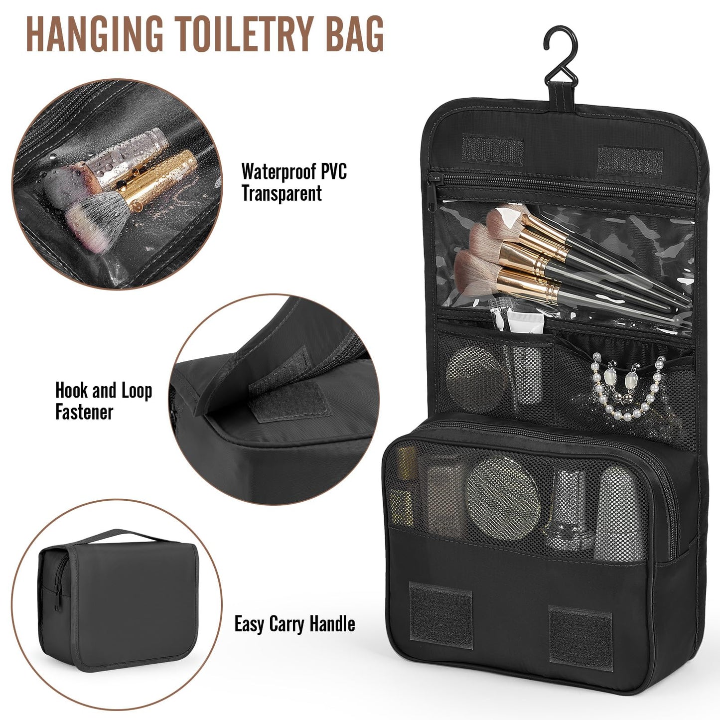 Veken 10 Set/8 Set Packing Cubes for Travel Essentials, Suitcase Organizer Bags in 4 Sizes, Carry-On Luggage Accessories with Laundry Bag & Passport Holder, Airplane Must Have, Camp Gifts for Men