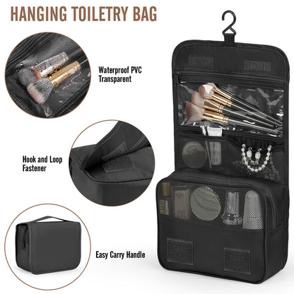 Veken 10 Set/8 Set Packing Cubes for Travel Essentials, Suitcase Organizer Bags in 4 Sizes, Carry-On Luggage Accessories with Laundry Bag & Passport Holder, Airplane Must Have, Camp Gifts for Men