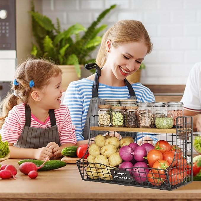 Extra Large Fruit Basket for Kitchen