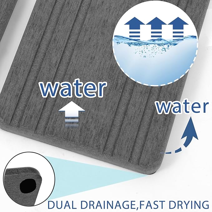 2PCS Water Absorbing Stone Tray, Quick Drying Diatomite Stone Sink Tray