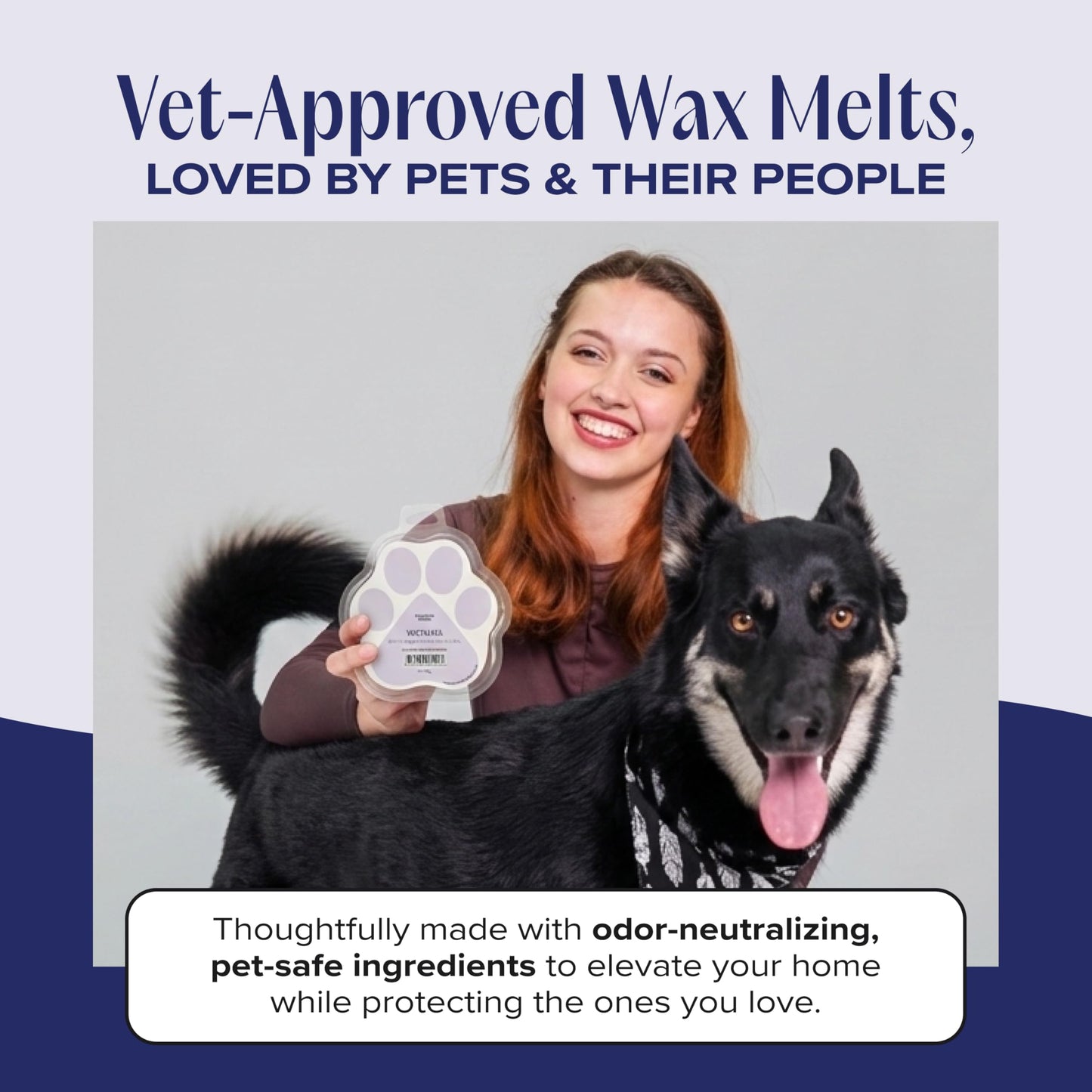 Companion Candles Nostalgia Pet-Friendly Wax Melt – Spicy Amber & Sweet Floral Fragrance - Coconut Soy Wax, Long-Lasting Scent, Made in USA, 3 oz