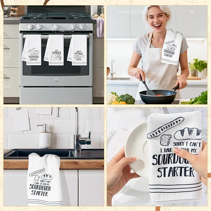 R HORSE Funny Baking Kitchen Dish Towels