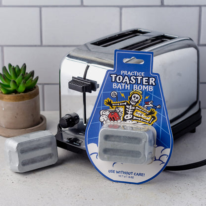 Toaster Bath Bomb – Funny Gag Gift for Adults, Hilarious Office Prank, White Elephant, Secret Santa, Stocking Stuffer for Men, Women, Teens, and Coworkers