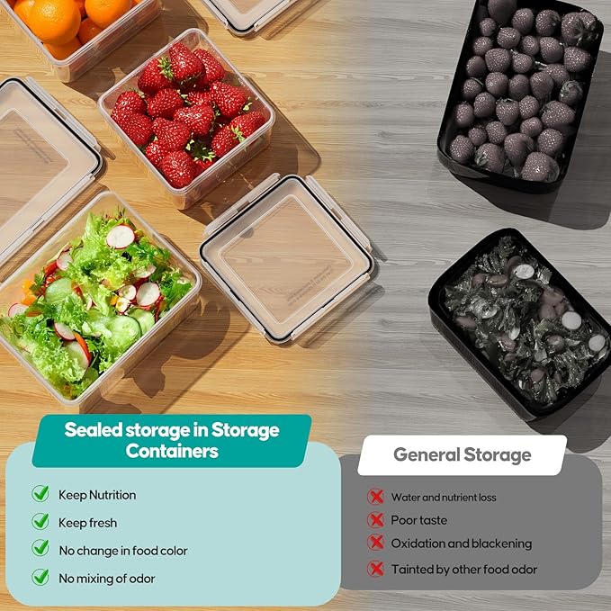 40 PCS Food Storage Containers