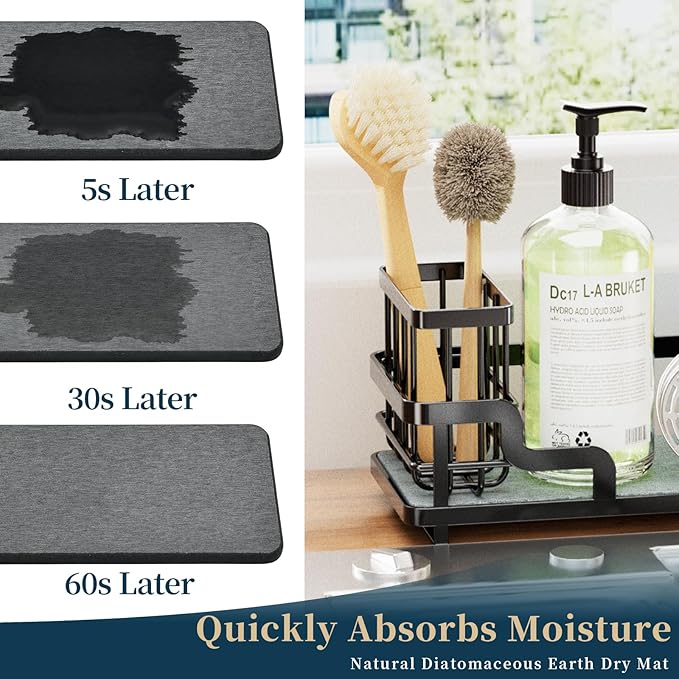 Consumest Sponge Holder for Kitchen Sink