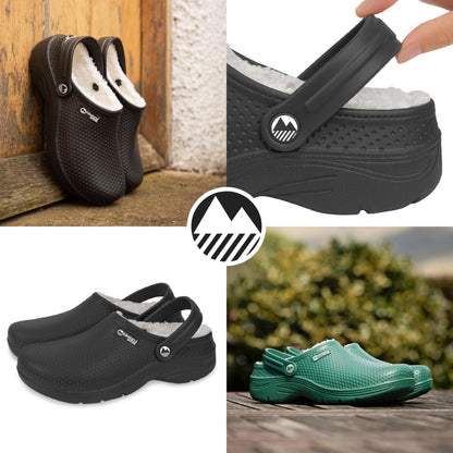 Lakeland Active Men's Fleece-Lined Dockray Clogs - Black - 10