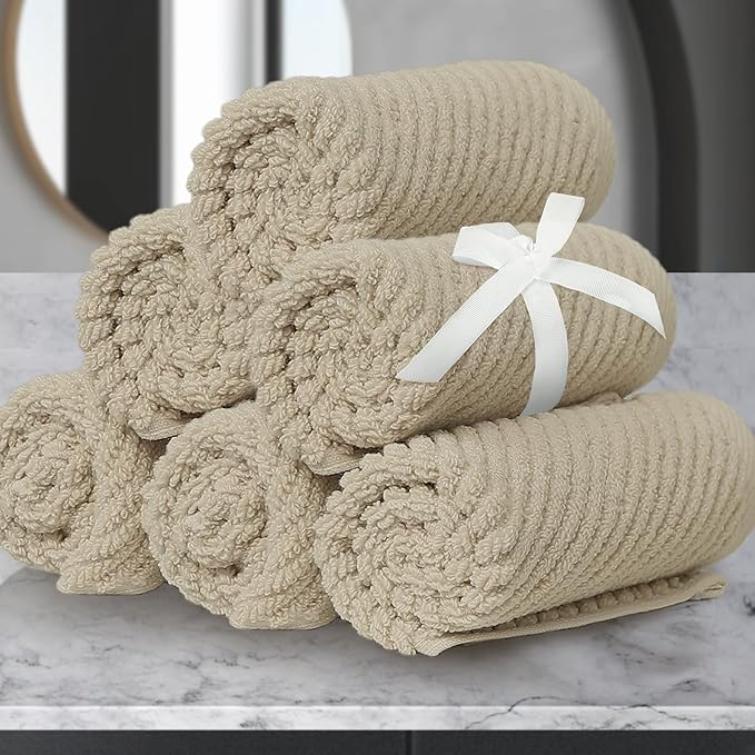VOOVA & MOVAS Beige Face Cloths,