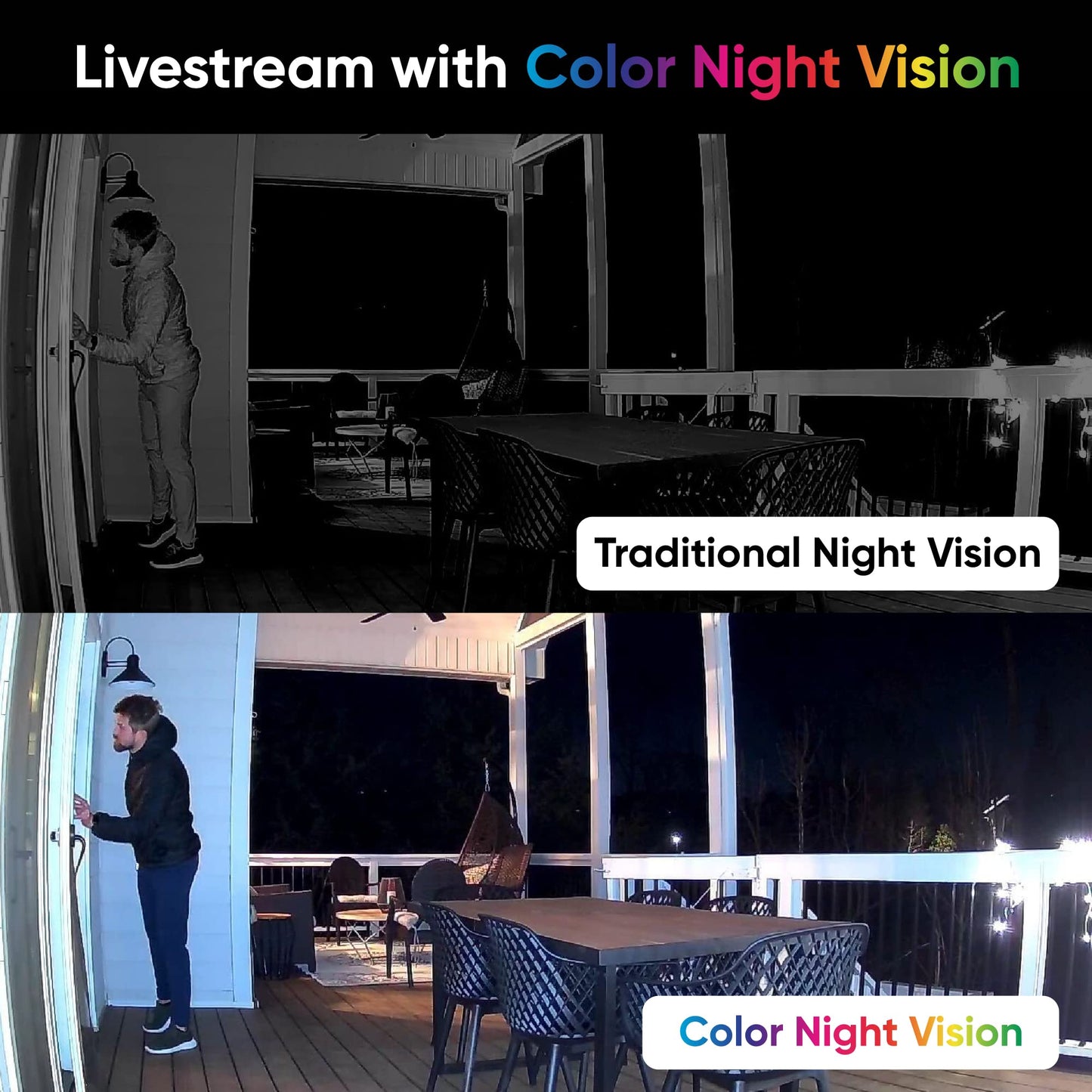 Wyze Cam OG Indoor/Outdoor 1080p Wi-Fi Smart Home Security Camera with Color Night Vision, Built-in Spotlight, Motion Detection, 2-Way Audio, Compatible with Alexa & Google, White, Free Expert Setup