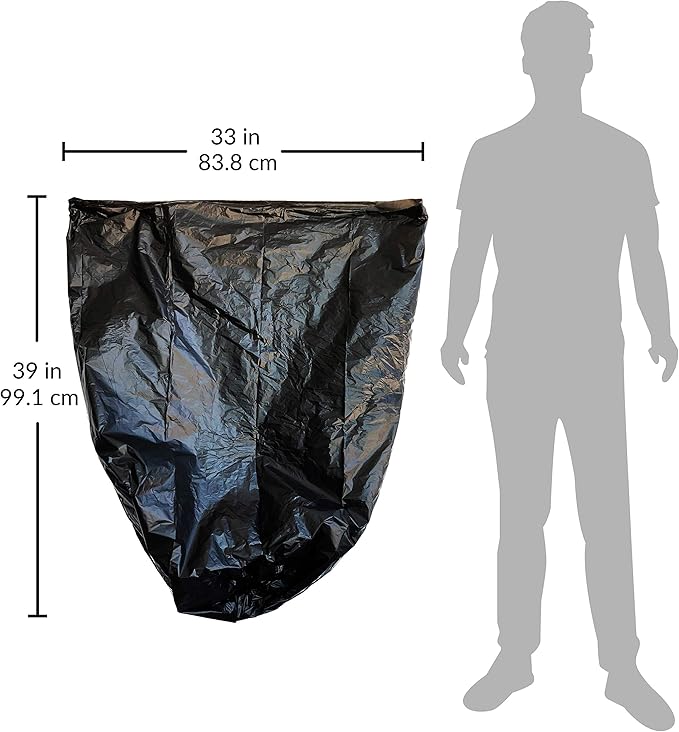 Reli. EcoStrong 33 Gallon Trash Bags | 150 Count Bulk | Black | Eco-Friendly |