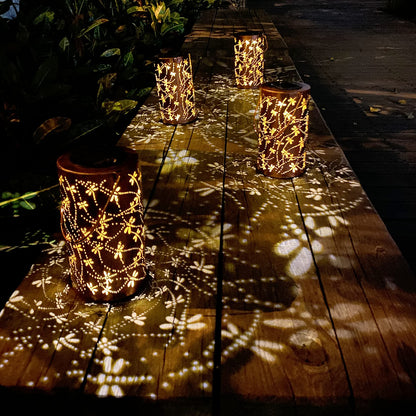 Christmas Gifts For women,Solar Lanterns Outdoor Hanging Lantern Lights, Dragonfly Hollowed-Out Metal Decor Lantern, Waterproof LED Decorative Garden Light - Delicate Garden Decoration for Patio, Yard