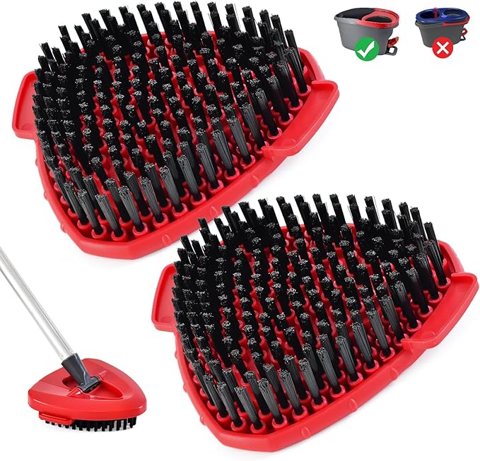 2 Pack Upgrade Scrub Brush Replace Heads Compatible