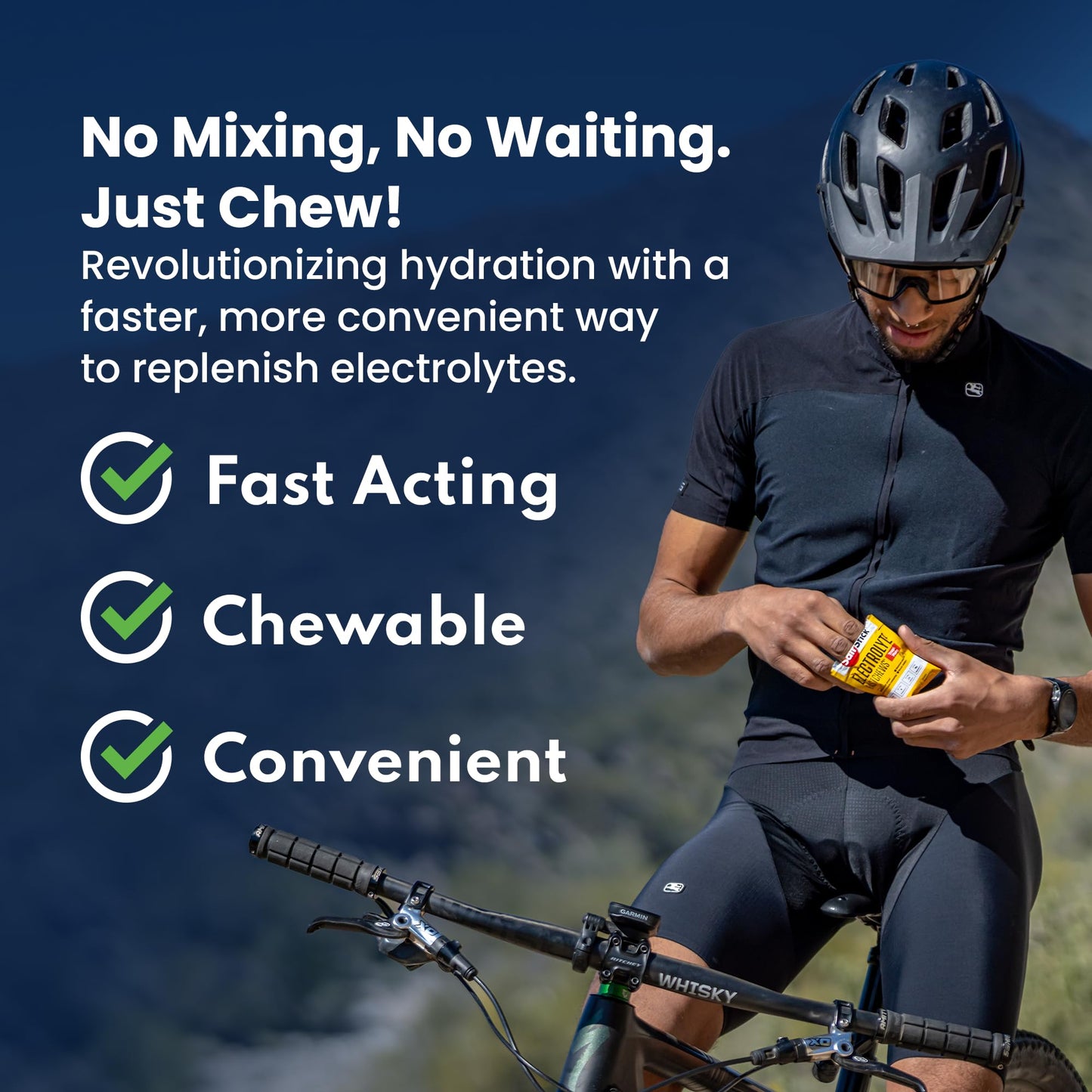 SaltStick Electrolyte FastChews - Tropical Mango Chewable Electrolyte Tablets - Salt Tablets for Runners, Electrolyte Chews for Hydration - 60 Count