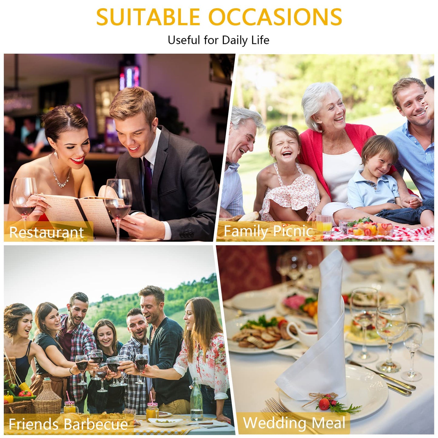 12 Pcs Salt and Pepper Shakers Set Clear Glass, Salt Shaker with Stainless Lid Spice Jars Kitchen Gadgets, Farmhouse Home Decoration Housewarming Gifts