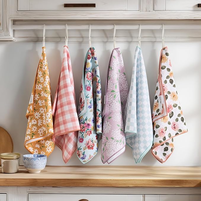 RECYCO Waffle Kitchen Towel Set of 2
