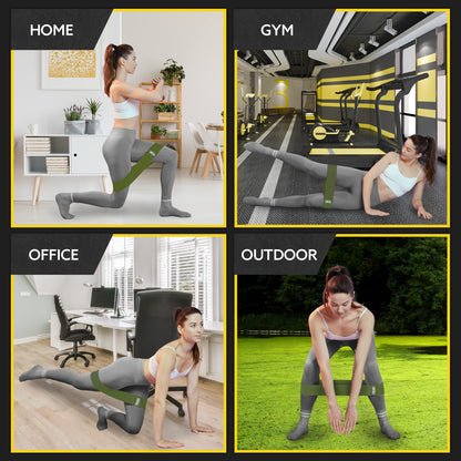 Fabric Resistance Bands for Working Out - Booty Bands for Women and Men - Exercise Bands Resistance Bands Set - Workout Bands Resistance Bands for Legs