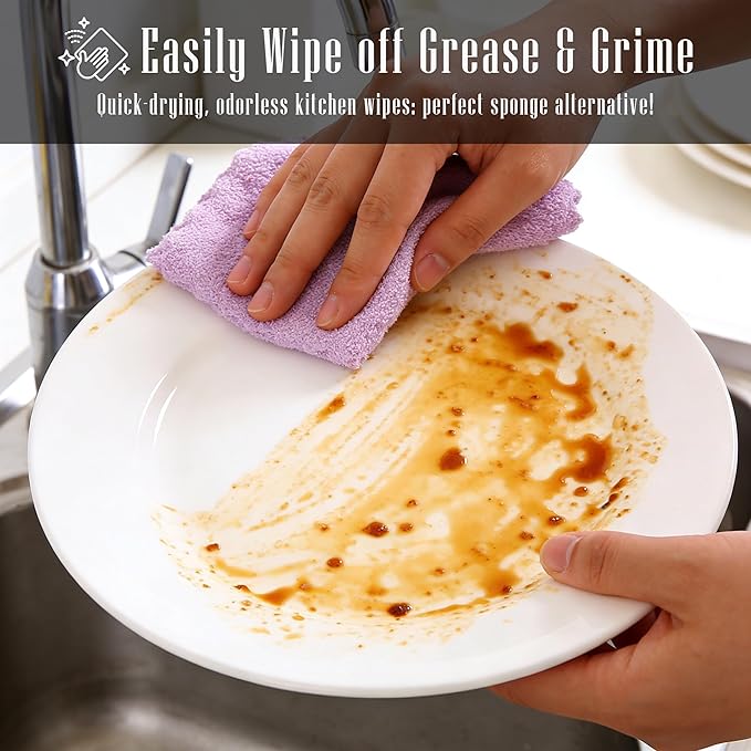 24 Pack Kitchen Dishcloths