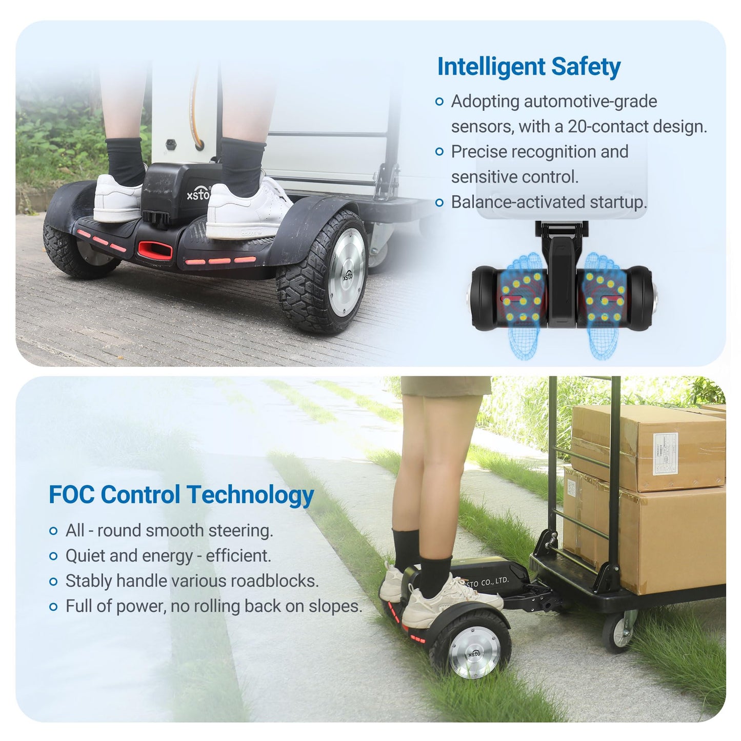 Electric Platform Truck, 661lbs Capacity Heavy Duty Flatbed Cart, 1000W Powered Hand Truck Cart, for Warehouse Sorting, Supermarket Stocking, Farm, Hotel, Construction & Logistics Use