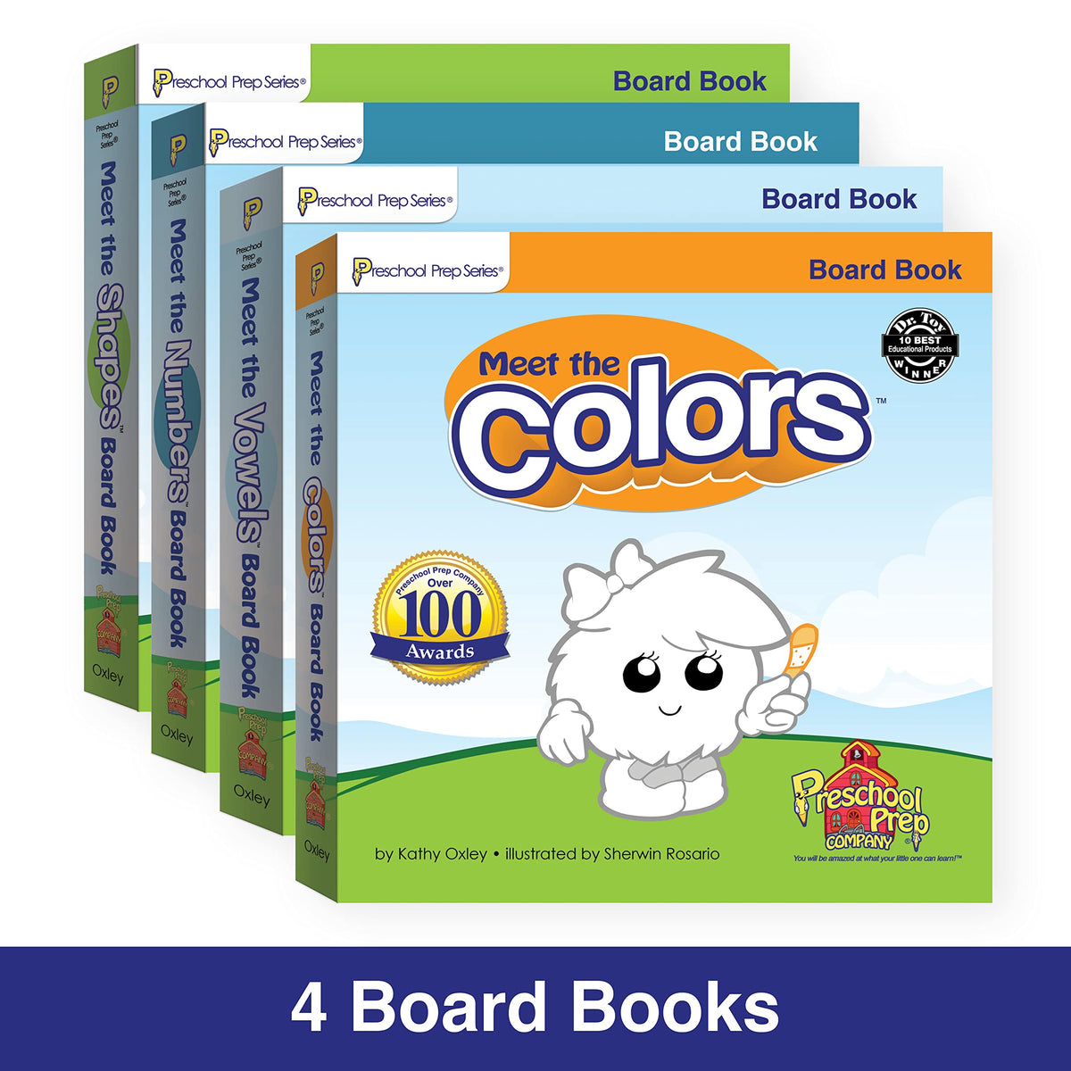 Preschool Prep Pack: Meet The Letters Numbers, Shapes & Colors Big Set! - Bundle with Flashcards, Coloring, Board, & Flap Books, Basic Skills Workbook, & Video Downloads!
