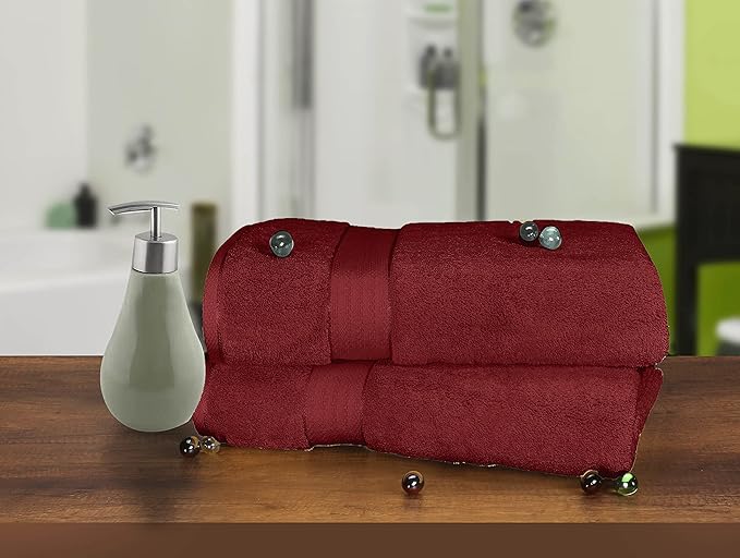 GLAMBURG 700 GSM Premium Oversized Extra Large Cotton Bath Sheet 35x70-100%