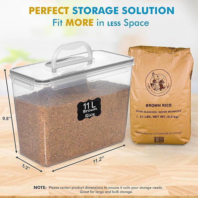 Shazo 2 PC Flour Sugar Storage Containers