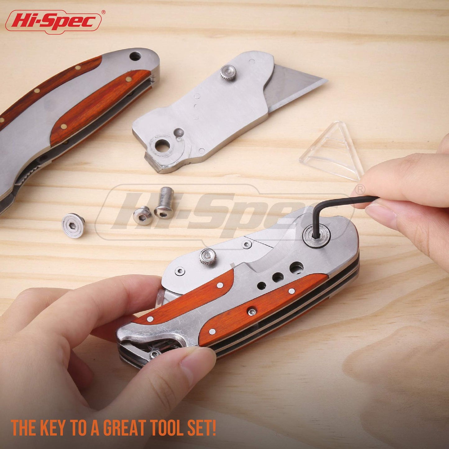 Hi-Spec 30pc Imperial & Metric Hex Allen Key Wrench Folding Set with Small & Large Sizes. Includes Mini 0.035” Up to Long 10mm